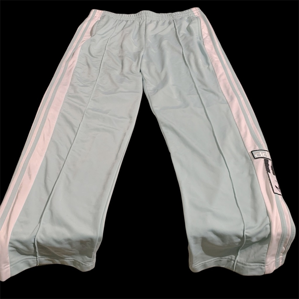 Adidas Mint Green Tear Away Track Pants